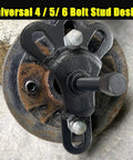 Close-up of Pro Grade Universal Front Wheel Bearing Puller and Rear Axle Puller Kit showing flange type hub remover with forcing bolts.