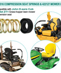 Seat Suspension Kit For Zero Turn Mowers And Lawn Tractors Replacement Mower Compression Seat Spring 283516 And Cap 422127