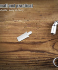 Killer Quality 50 Pack Shutter Repair Pins Spring Loaded Plantation Shutter Fasteners on wooden surface, practical size for easy carry.