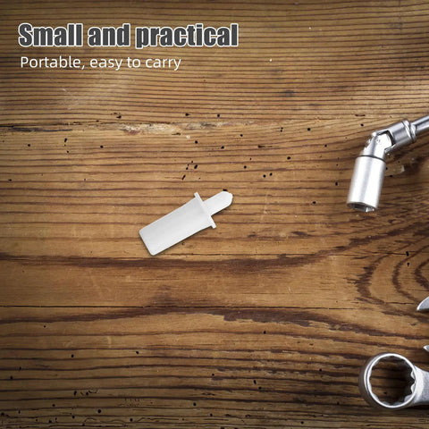 Killer Quality 50 Pack Shutter Repair Pins Spring Loaded Plantation Shutter Fasteners on wooden surface, practical size for easy carry.