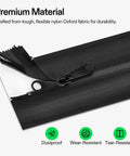 Pro Grade Heavy Duty Self Adhesive Zipper Door For Debris Barriers 3 Inch By 7 Foot Peel And Stick Double Sided Zipper material