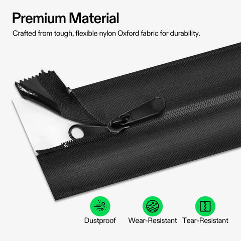 Pro Grade Heavy Duty Self Adhesive Zipper Door For Debris Barriers 3 Inch By 7 Foot Peel And Stick Double Sided Zipper material