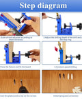 Step-by-step guide using All In One Pocket Hole Jig Kit Pro Grade Heavy Duty Metal Pocket Screw Jig With 15 Degree Locator.