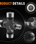 Detailed view of U Joint Kit 5-213X For 1330 Series Universal Joint OSR Outside Snap Ring Greasable 2 Pack.