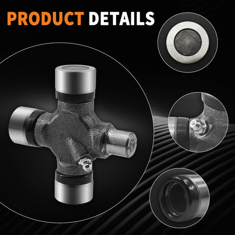 Detailed view of U Joint Kit 5-213X For 1330 Series Universal Joint OSR Outside Snap Ring Greasable 2 Pack.