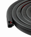Door Weather Stripping Seal For Cars Easy Push On No Glue Needed Fits Door Gap From 0.3 To 0.5 Inch And 8 To 12mm 15 Feet Long