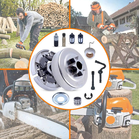 325 Inch Clutch Drum Sprocket Oil Pump Kit For Stihl 021 023 025 MS230 MS250 Chainsaw All-In-One Kit With Clutch and Parts