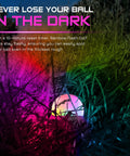 Multicolor Flashing LED Golf Balls For Night Golfing Glow In The Dark With 7 Color Modes ball in grass at night