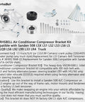 LS Air Conditioner Bracket Kit For Sanden 508L And 709 Fits Camaro LS Engines And Truck Water Pumps Belt Tensioner Compatible