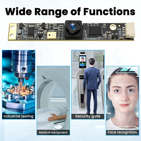 Wide range of functions for 8MP Ultra HD USB Camera With Built In Microphone For 3D Printers, Crystal Clear 3264x2448 at 30fps