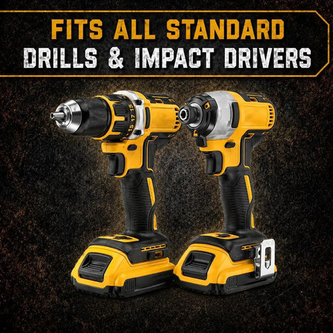 Heavy Duty Spanner Bit Set 10 Piece Industrial Alloy Security Screwdriver Bits Tamper Resistant Crab Claw Design Sizes 4 Through 12 Built Tough With Bulletproof Bite No Round Off Guarantee, fits all standard drills and impact drivers.