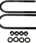 Chevrolet G10 Rear Leaf Spring Axle U Bolt Kit Heavy Duty OE Replacement Fits 1975 To 1995 Vans Includes U Bolts And Hardware