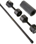 Pro Grade Pipe Flange Aligners 1/2 To 1-15/16 Inch with friction-fit knurled nuts and leveling vials displayed