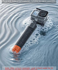 Waterproof Housing With Floating Hand Grip For Action Cameras 5 Pro 4 3 And Xtra Edge Series Top Pick Underwater Kit on water