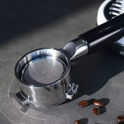 54mm Bottomless Naked Portafilter For 54mm Espresso Machines 8 Series Includes One Double Shot Filter Basket With ABS Construction