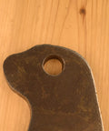 Close-up of AR500 Steel Prairie Dog Silhouette Target from 2 Pack 4x11 Half Inch Thick Rifle Rated for High Caliber Shooting Durable Targets.