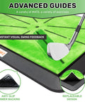 3 In 1 Golf Practice Mat Set With Instant Swing Path Feedback, Replaceable Mats And No Slip Heavy Duty Rubber Base details