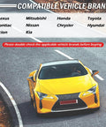 Yellow car on road, compatible brands for Easy Fit Transmission Shift Cable Bushing Repair Kit Replacement listed above.