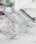 Six Pack Crystal Glass Rhinestone Drawer Pulls Knobs For Cabinets Wardrobe And Dresser Dope Shiny Zinc Alloy Handles arranged