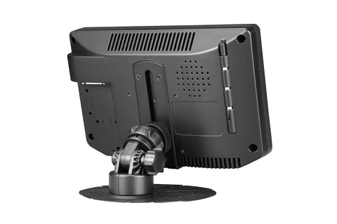 Back view of Badass Rugged 7 Inch Slick Capacitive Touchscreen Monitor With Hdmi Vga Dvi Usb Inputs 1000 Nit Killer Brightness for Heavy Duty Industrial Automotive Builds 1024 by 600 Wvga.