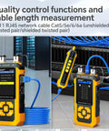 All In One Network Cable Tester With Optical Power Meter And VFL For Tech Pros, nine-core RJ45 cable length test unit