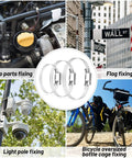 Heavy Duty Adjustable Hose Clamp Kit 304 Stainless Steel Band 14.7 Ft Duct Strapping With Holes And 10 Strong Fasteners, Large Worm Gear Band Clamps For Pipe Plumbing And Mechanical Projects shown in various applications.