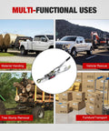 Heavy Duty Come Along Winch 5 Ton 10000 Lbs Hand Winch Tool With 10 Ft Rope Double Gear Three Hook Cable Puller for multi-use