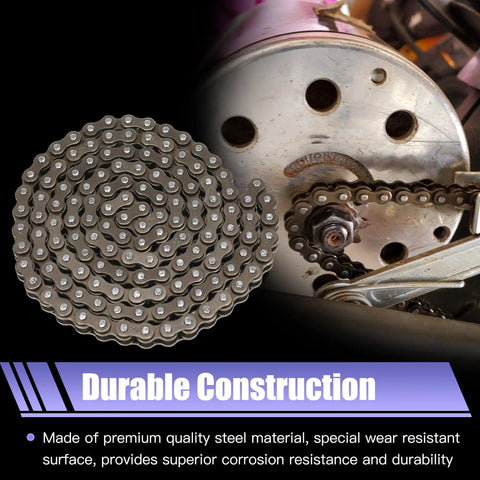 25h Chain Sprocket Kit With 132 Link Chain And 13 Tooth Motor Sprocket for Razor MX650 MX500 SX500 MY1020 durability