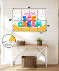 8 Pack Self Adhesive Acoustic Panels 48 By 72 Inches Assembled Ice Cream Waffle Design on wall above table with plant.
