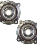 Front Left And Right Wheel Bearing And Hub Assembly Set For 4X4 Rigs Only Compatible With Toyota Tundra 4X4 2007-2021 And Sequoia 4WD 2008-2022, 2-Piece OE Replacement Wheel Hub Kit, Pair
