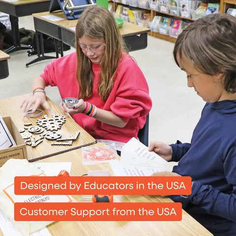 Children building with Epic STEM Kit For Kids Aged 8 To 10 Build Robots Tinker Circuits And Engineer With Motors Wood Parts