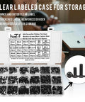 All In One 900 Piece Round Head Screws Kit M2 M2.5 M3 Bolts Nuts And Washers Phillips Drive Pan Head Machine Screws