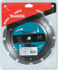 Heavy Duty 10 Inch Miter Saw Blade Featuring Killer PCD Diamond Teeth To Rip Through Fiber Cement Siding Roofing And Backer Board Smooth Operator Pro Grade Construction Pick in packaging.