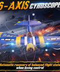 HQ089 RC Plane For Kids And Adults Easy To Fly Remote Control Airplane And RC Helicopter With 6 Axis Gyro Noob Friendly Toy