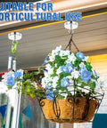 Beast Mode Neodymium Fishing Magnet With Countersunk Hole holding a hanging flower basket for horticultural use