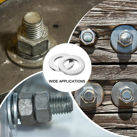 Top Shelf 5 Pack M24 Flat Washers Crafted From Rock Solid 316 Stainless Steel used under bolts and nuts in applications.