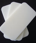 Internal foam pads for RailRest Mini Cheek Pad For Thin Rail Rifles And Collapsible Stocks on dark background