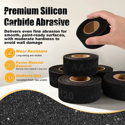 Heavy Duty Emery Cloth Roll for Copper Pipe Sanding with Premium Silicon Carbide And Double Side Open Mesh Design for Ultimate Grip
