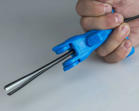 Pro Grade Fiber Optic Drop Cable Slitter For 0.250 Inch Flat Cable, Dual Sides Slitting, Easy Access For Fiber At Mid Span Or End