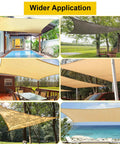Heavy Duty Shade Sail Hardware Kit With 304 Stainless Steel Turnbuckles And Wire Ropes For Triangle Rectangle And Square Sun Shade Sails