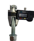Caliper measuring bolt for Heavy Duty 4 Inch V Groove Gate Wheel For Inverted V Tracks Up To 3000 Lbs Solid Steel Sliding Wheel Bearing