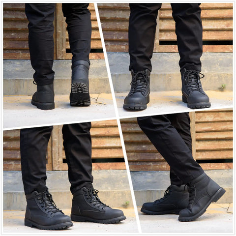 Sturdy Steel Toe Work Boots For Men And Women, Heat Resistant And Indestructible Safety Shoes For Construction And Outdoors