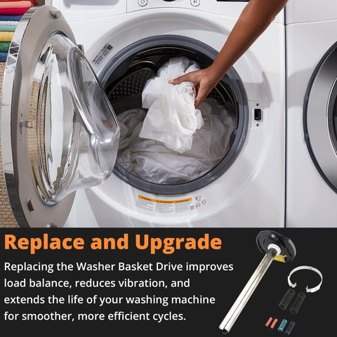 Washer Basket Drive And Brake Assembly Repair Kit For Top Load Washers Replaces WP64208 285209 388952 And Restores Spin, Safety, Longevity Fits Whirlpool Maytag Kenmore KitchenAid Jenn Air And More