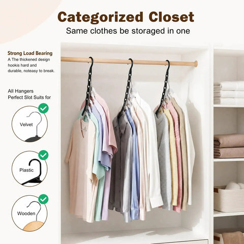 Straight Up Heavy Duty Space Saving Hangers 10 Pack Smart Closet Organizers For Coats And Suit Jackets Slim Vertical Multi Garment Holders That Crush Clutter And Keep Your Fit Lookin Sharp