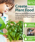 Child watering plants with focus on Indoor Composter Starter Kit For Kitchen With 5 Gallon Tan Bin Lid And Spigot Plus 1 Gallon Bag Of Dry Bokashi Bran For Quick Odor Free Home Composting And Easy Food Waste Recycling