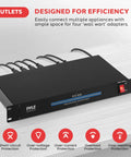 Top Tier 19 Inch Rack Mount Power Conditioner Delivering Clean Power With Eight Roomy Outlets For Gear keeping studio rigs organized.