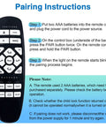 Remote Control Replacement For GhostBed Adjustable Bed RF.27.19.02 Compatible Only With GhostBed shown with pairing instructions