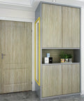 Thickened Brown Wood Grain Wallpaper 16x354 Peel and Stick Wood Textured Oak Removable Waterproof Oil Proof Self Adhesive Wall Vinyl Wrap