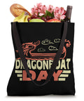 Paddler Approved Dragon Boat Racing Tote Bag For Team Practice And Race Day with bold graphic, filled with groceries