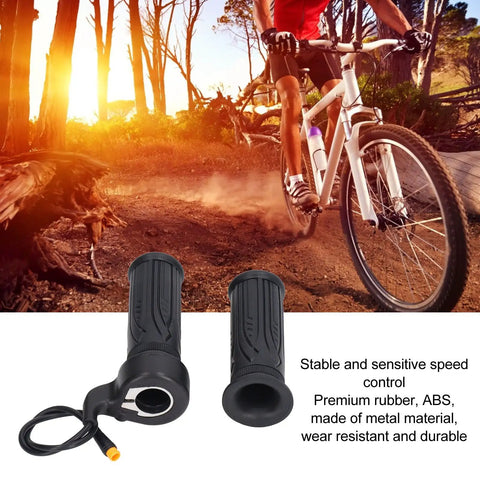 20X Full Twist Throttle For E Bikes And Scooters Stable Responsive Electric Bike Throttle With Waterproof Connector